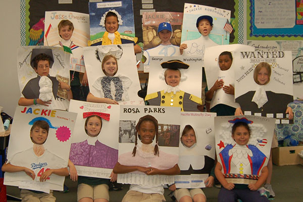 3rd Grade Year-End Project Focuses on Influential Americans in History –  Atlantic Christian School