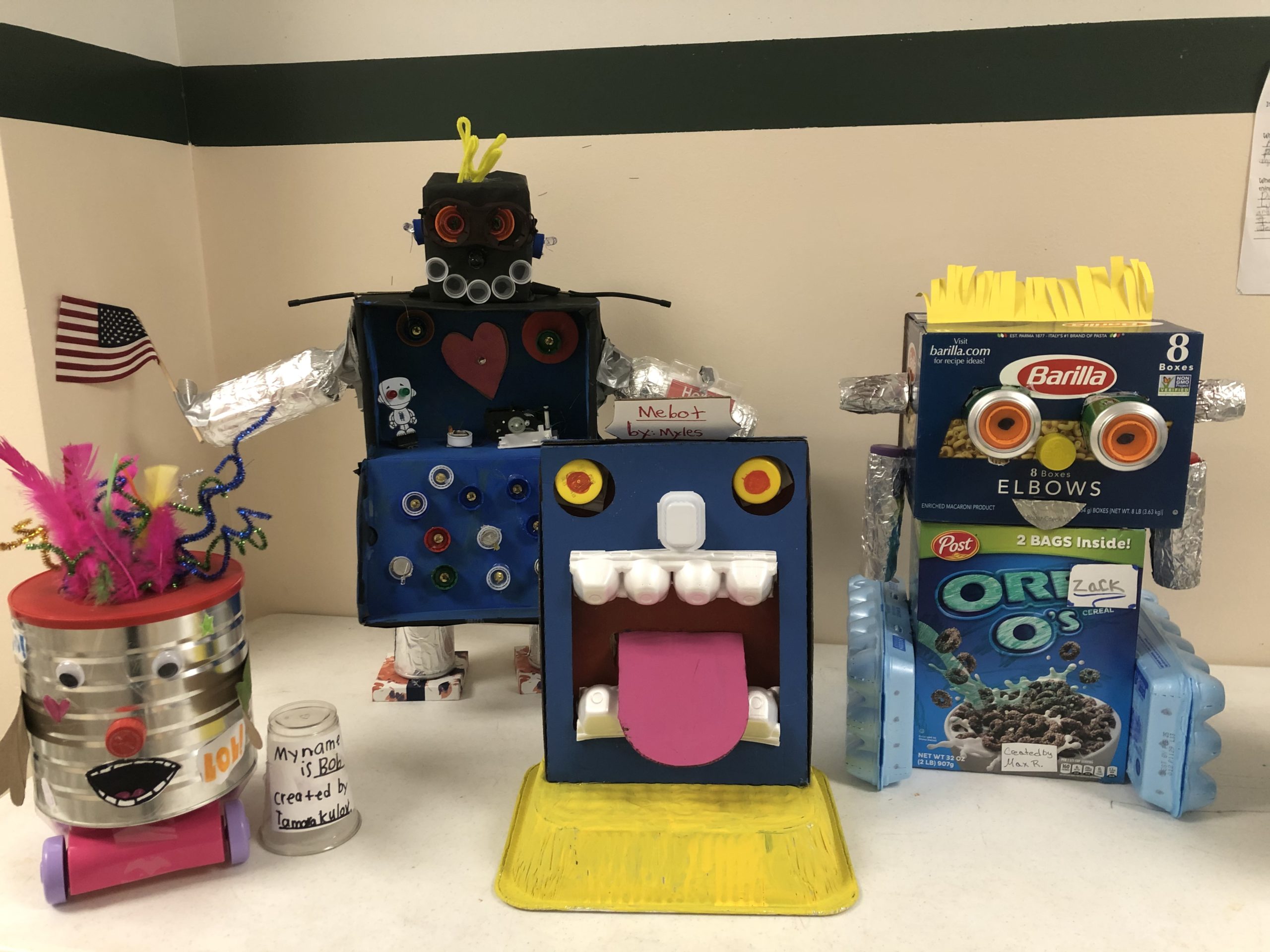 Classroom Cameo – Second Graders Create Robots Out of Recycled ...