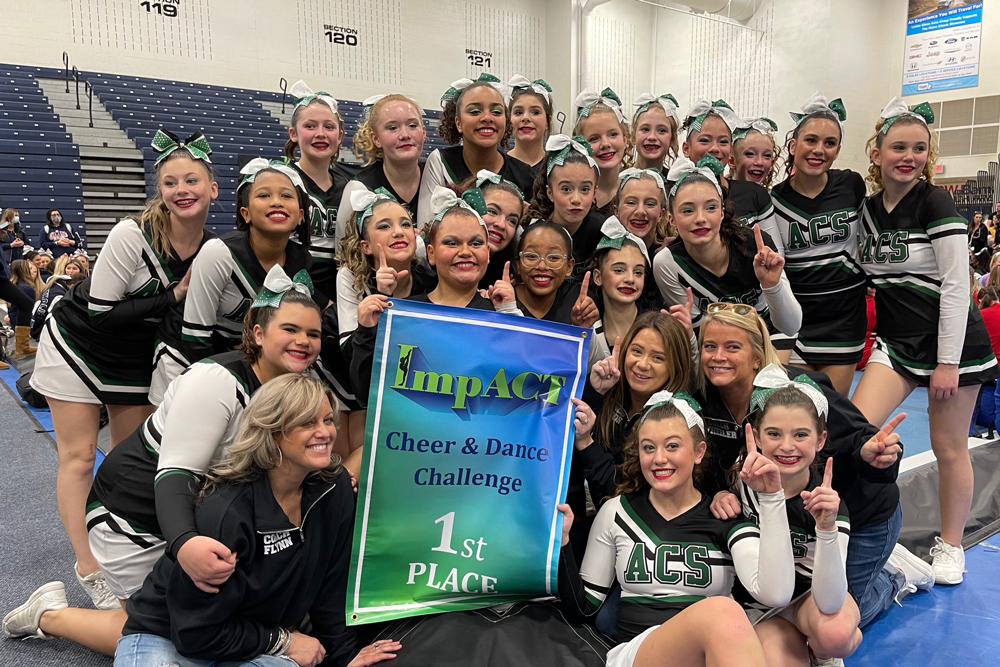 ACS Cheerleading Squad Wins 1st Place in ImpACT Cheer Competition in N