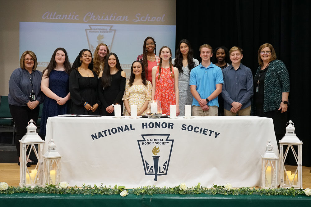 inducted into national honor society