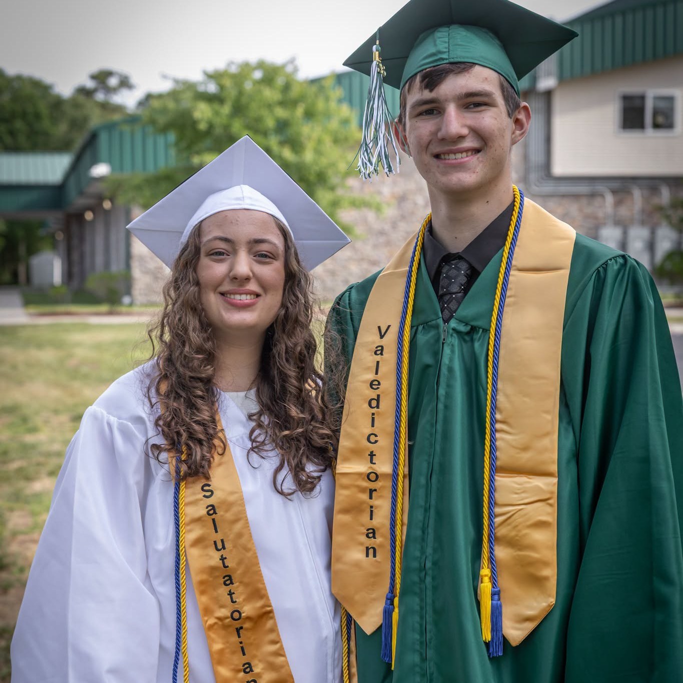 Congratulations to our Class of 2026 Valedictorian Elliot Parker and Salutatorian Gabriella Goodwin!  We want to recognize your outstanding Academic Achievements which honor the Lord who gave you that ability. 

Elliot Parker has been at Atlantic Christian for all of Middle School and High School and will be attending Rowan University to study Mechanical Engineering.  During his Senior year, Elliot attended a program at the FAA called the Aviation Monthly Mentoring Program (AMMP) whose purpose is to expose students to careers and mentors in aviation, aerospace engineering and technology.

Gabriella Goodwin has been an ACS Student since first grade and will be attending Cairn University to study Secondary English Education.  Gabby was a leader on the ACS Mock Trial team and was involved in Music activities during her school years.

Both Elliot and Gabriella served on the Missions Teams to Belize for the past 2 years in additional to their rigorous academic schedule. 

ACS is proud of you!!

Colossians 3:23a "Whatever you do, work at it with all your heart, as working for the Lord, not for men."

#classof2026 #valedictorian #salutatorian #colossians323 Cairn University @cairnu Rowan University @rowanuniversity
