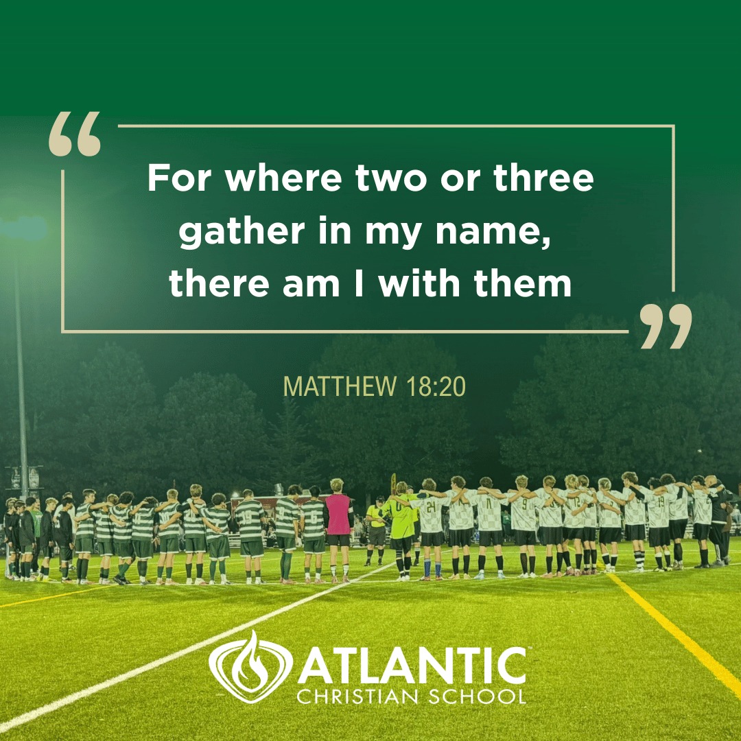 "For where two or three gather in my name, there am I with them.” - Matthew 18:20
