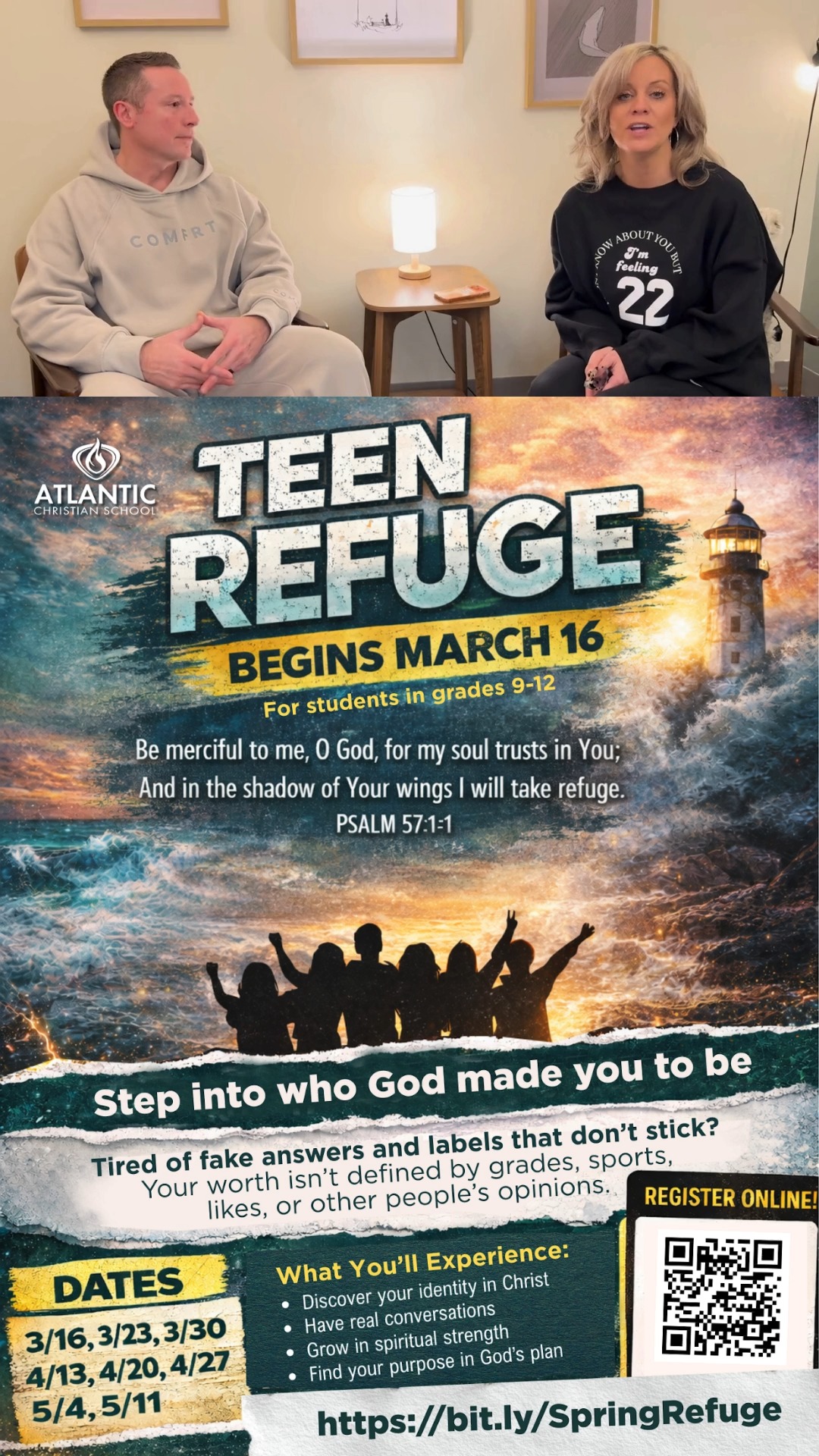 Watch the Teen Refuge Q&A with Brian Soucier and Kelly Flynn:
https://youtu.be/tTDgGulWC_8?si=mwz3-zHvf403ajTi
#TeenRefuge #ChristianTeens #FaithAndTruth #IdentityInChrist #YouthMinistry