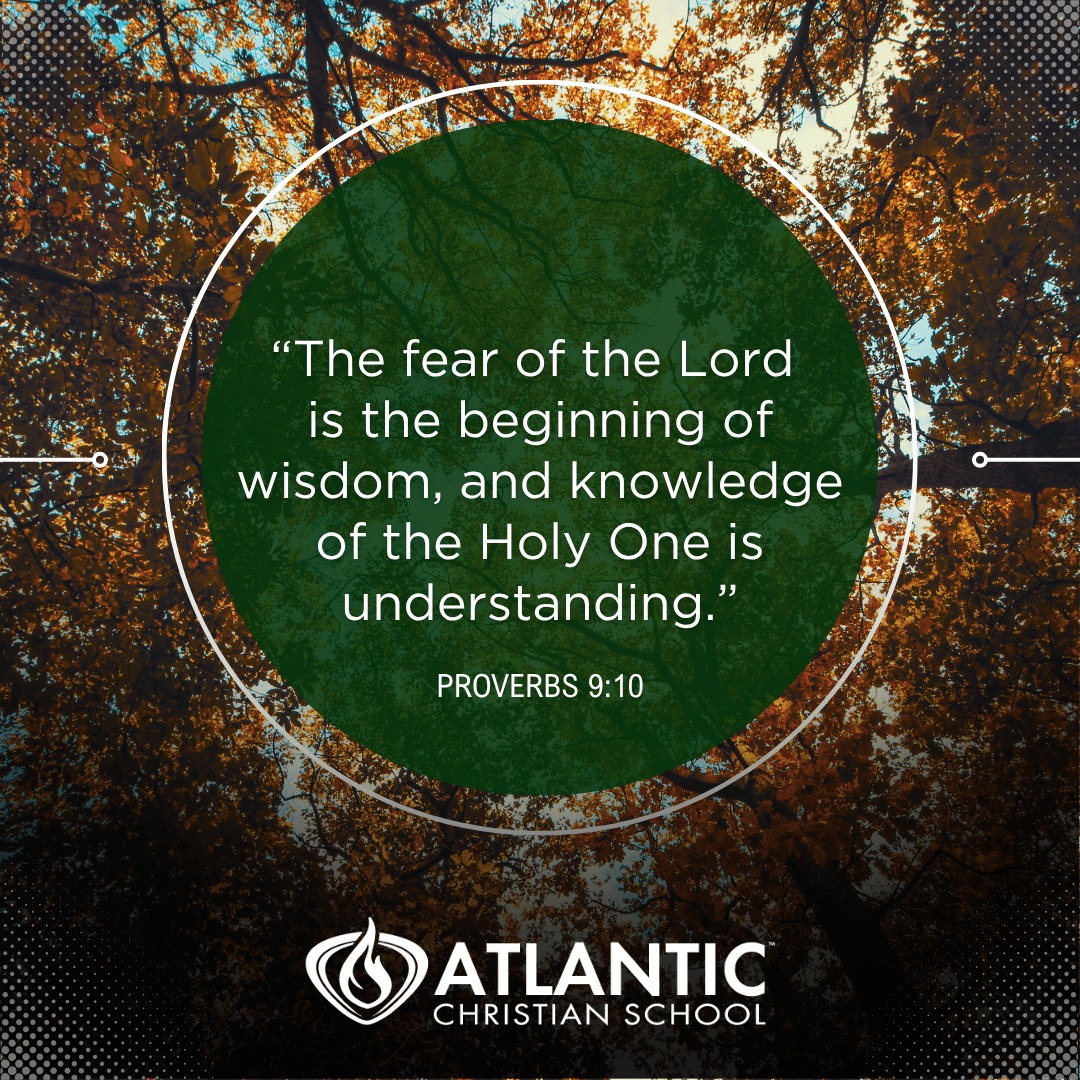 The fear of the Lord is the beginning of wisdom, and knowledge of the Holy One is understanding. - Proverbs 9:10