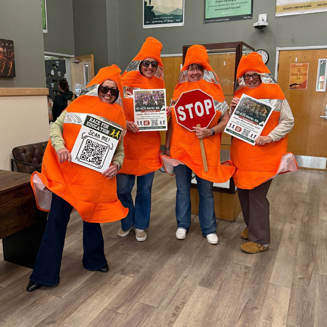 🚧 Half day, full commitment! The Traffic Cone Crew is back! We are spreading the word and gearing up for ACS Race for Education! 🏃‍♂️🏃‍♀️ Join us in supporting ACS students by making a donation today! Every gift makes a difference!  Visit acsracefored.com

#ACSRaceForEducation #TrafficConeCrew #atlanticchristianschool #acseht